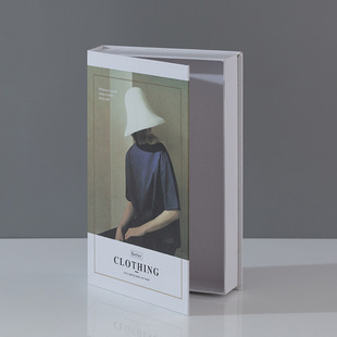 Открытая коробка для хранения Поддельная книжная коробка с магнитным отсасыванием декоративных современных простых английских симулировочных книг трансграничные реквизиты