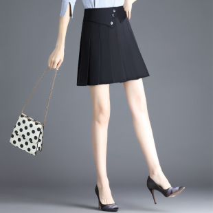 Zhen Hongye 2021 New Fashion Skirt Skirt Women's Spring and Summer High Waist A- line Skirt Slimming Pleated Skirt Skirt Women