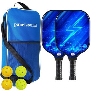 Фабрика прямых продаж стекловолокна Пик молнии ракетки Pickleball набор из двух ударов четыре мяча 1 пакет