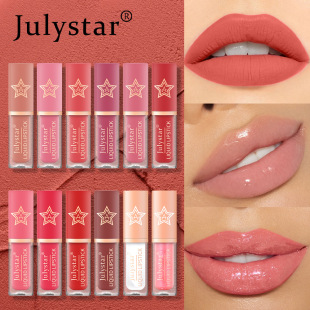 Cross-border explosions star moisturizing lip glaze natural durable non-stick cup waterproof sweat-proof Pearl lip glaze foreign trade Wholesale
