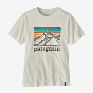 Трансграничная оптовая японская pata Graphic T детская футболка с круглым вырезом из органического хлопка с короткими рукавами