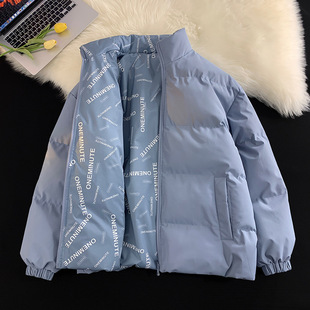 Double-sided Cotton-padded Clothes Men's Winter Thickened Down Cotton-padded Coat American Niche High-end Fashional Brand Duffy Handsome Youth Coat