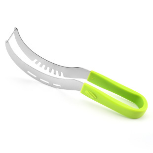 Hot Sale Explosive Stainless Steel Watermelon Meat Digger Plastic Handle Pulp Divider Melon and Fruit Meat Digger Watermelon Clip