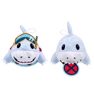 Cross-border new jeff the land shark plug doll plush hero toy grab