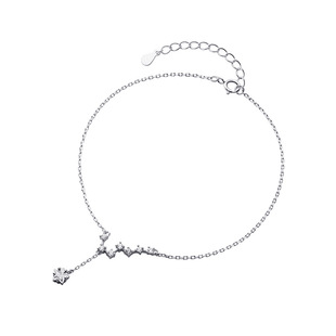 Sterling silver Big Dipper anklet 2022 new trendy high-grade exquisite Mori niche design ankle foot decoration for women