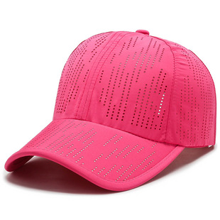 2022 summer new perforated breathable baseball cap men's and women's sunscreen all-match leisure sports cap sunshade
