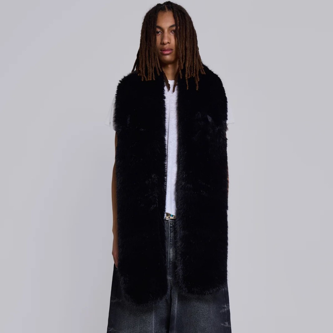 Gothic Retro Trendy Solid Color Warm Scarf 2026 Autumn and Winter Ins Harajuku Y2K Cross-Border Fashion Clothing