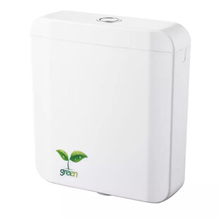 High-Temperature Household Ceramic Squat Toilet with Flush Tank Set, Bathroom Odor-Proof Squat Toilet Bowl