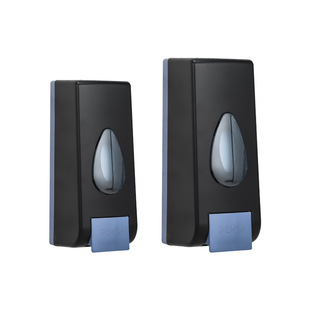 in stock 350ml large capacity soap dispenser ABS plastic hotel shampoo wall mounted shower gel soap box
