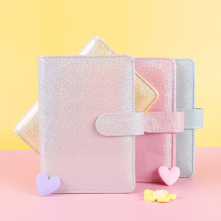 Spot Amazon Cross-border Creative Handbook a6 Macaron Notebook Trend Binder Notebook Handbook