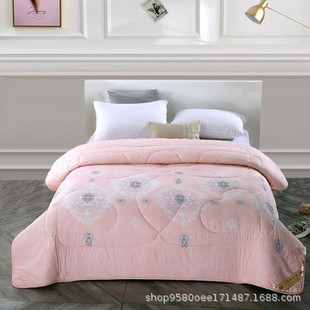 [Factory direct wholesale] silk quilt gift quilt gift box summer cool quilt spring and autumn and winter by the company group purchase