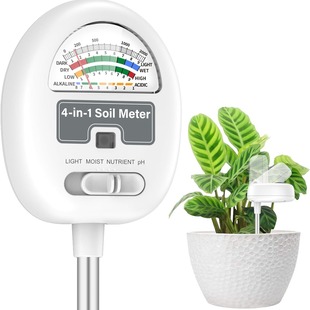 in stock wholesale four-in-one pesticide residue soil detector P403 soil moisture battery pH light fertilizer