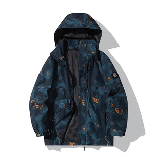 Spring new couple jacket outdoor mountaineering windproof rain-proof detachable hat jacket men's coat men's and women's same style