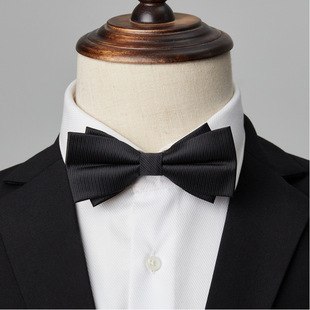 Men's Bow Tie Best Man Groom Wine Red Black Tie Dress Shirt Wedding Red Korean Style Bow for Women