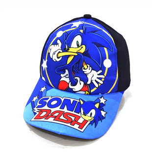 Cross Border Children Pikachu Anime Cartoon Baseball Cap Sonic Cap Super Mary Dragon Ball Sunhat