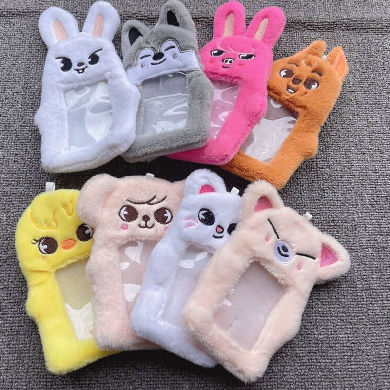 skz FELIX Li Longfu Fang Can BANG CHAN rabbit fur card set ID set star chasing set goo card set tide