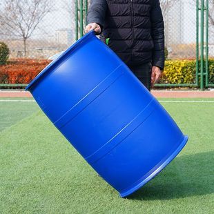 200L новый синий герметичный двойной кольцевой ствол кислотно-щелочное химическое покрытие пищевой дизельный двигатель масло латексная краска пластиковая бочка