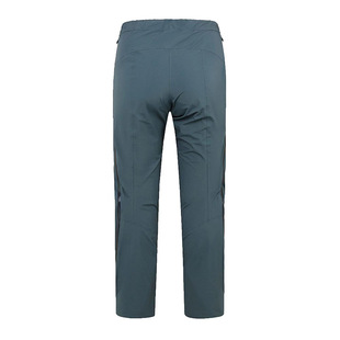 Outdoor adhesive windproof pants autumn and winter men's and women's hiking pants full open zipper heat sealing pants ski pants sports pants