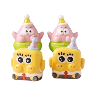 Spongebob pinch music decompression toy stall park best selling kindergarten children's day small gift student prizes