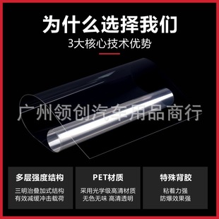 Glass explosion-proof film shower room bathroom window door shatter-proof tempered film household transparent glass sticker