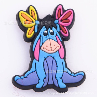Bee Bear Винни Пул обувь с цветочными отверстиями Аксессуары для обуви CROC Пряжка DIY аксессуары ПВХ мягкая резина съемный