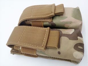 Тактическая небольшая двойная сумка 9 мм двухместный жилет Molle сумка аксессуар наружная сумка для инструментов EDC M5 мешок для фонарика