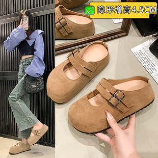 Модные легкие круглые туфли с плоской подошной и мелкой горловиной Birken Shoes 2025 новые весенние и осенние дикие юбки с мягкой подошвы Мэри Джейн