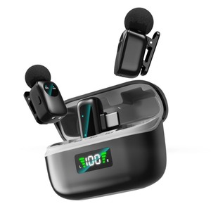 New fingertip mini8 microphone live shooting noise reduction wireless collar clip microphone