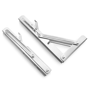 Cross-border Explosions Stainless Steel Folding Bracket Triangle Bracket Laminate Fixed Wall Storage Rack Partition Proportional Bracket