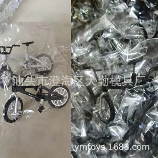 Mini alloy bicycle toy model creative simulation finger bicycle Amazon gift cake ornaments