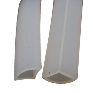 Hollow silicone square tube silicone strip mechanical protective sleeve square sealing strip protective sleeve silicone tube