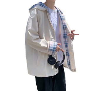 Coat men's Spring and Autumn 2023 new fashion brand high-grade casual jacket Korean fashion fashion fried street clothes