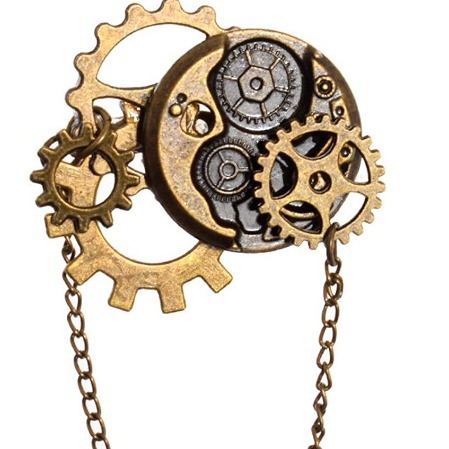 Daifa vintage mechanical clock gear brooch * steam punk style lolita | Gay | Gentleman gear chest ornaments