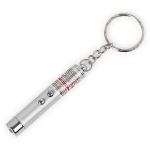 Mini Portable Pet Cat Toy Supplies Laser Infrared LED Keychain Light Laser Cat Toy Stick Wholesale