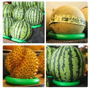 Fruit Fixer Watermelon Melon Place Anti-slip Mat Plastic Ring Watermelon Ring