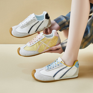 Ins Korean version of German training shoes women's tide 2025 spring increased new students running sports leisure street shooting YL2007