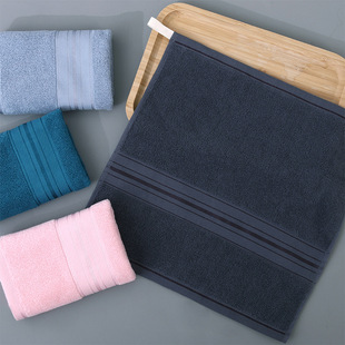 Pure cotton square cotton wholesale 34*34 combed cotton absorbent face towel gift square cotton wholesale