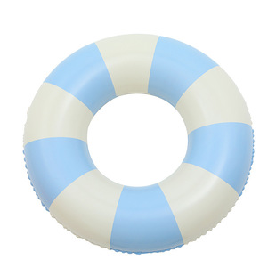 In stock pvc thickened children's striped swimming ring inflatable baby swimming ring ins Striped retro life ring underarm ring