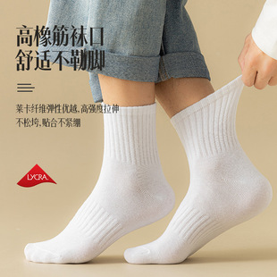 Summer socks men's cotton high rubber sports socks high stockings cotton men's socks waist basketball socks