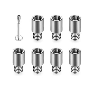 G23 титановый Titanium14G16G удлинитель 2 мм для внутренней резьбы пирсинг ювелирные изделия