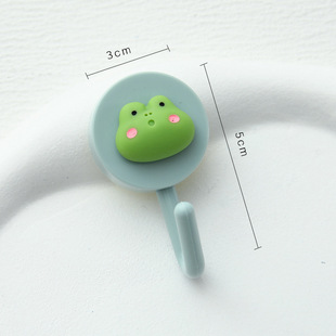 ins Cute Cartoon Hook Student Dormitory Wall Traceless Small Sticky Hook Door Hole-free Key Hook