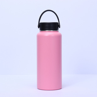 Cross-border Portable Vacuum 304 Stainless Steel Thermos Cup Large Capacity Space Pot Portable Car Mountaineering Kettle
