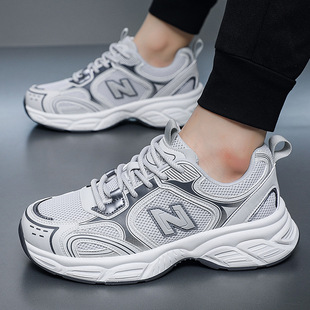 NEW BOLUNE/New Bailun Men's Shoes Spring and Summer Fashion Retro sneaker Couple Joker Mesh Shoes