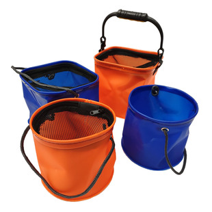 Fishing gear manufacturers wholesale EVA bucket folding fishing bucket fish protection bucket live fish bucket outdoor supplies