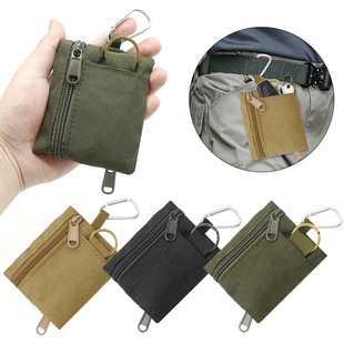 Cross-Border Outdoor Tactical Mini Coin Purse Key Bag Military Fan Outdoor Zipper Bag Sports Waist Bag Storage Accessory Bag