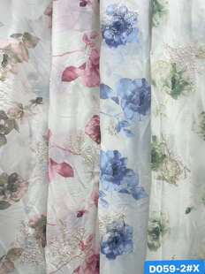 Xiaojun textile computer mesh embroidered printed fabric Chinese fabric children's clothing fabric dress Hanfu fabric