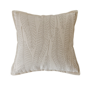 Cream style sofa pillowcase ins style Nordic style living room decorative pillow bedside cushion bed back pillow plush