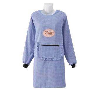 Pure Cotton Long-sleeved Apron Household Kitchen Men's and Women's Fashionable Breathable Overalls Adult Anti-oil Stain Overalls