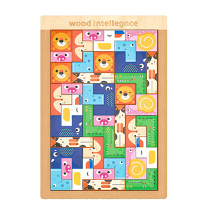 Children's thickened large Tetris building blocks puzzle baby Early Education Intelligence boys and girls assembled toys