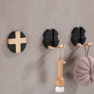 Kitchen Entrance Wall Hanging Punch-free Single Hook Electric Car Clothes Cabinet Creative Foldable Metal Aluminum Hook